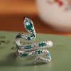 925 Silver Year of the Snake Blessing Ring 925 Silver Year of the Snake Blessing Ring