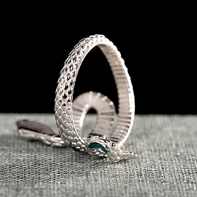 925 Silver Year of the Snake Blessing Ring 925 Silver Year of the Snake Blessing Ring