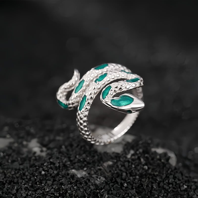 925 Silver Year of the Snake Adjustable Ring 925 Silver Year of the Snake Adjustable Ring