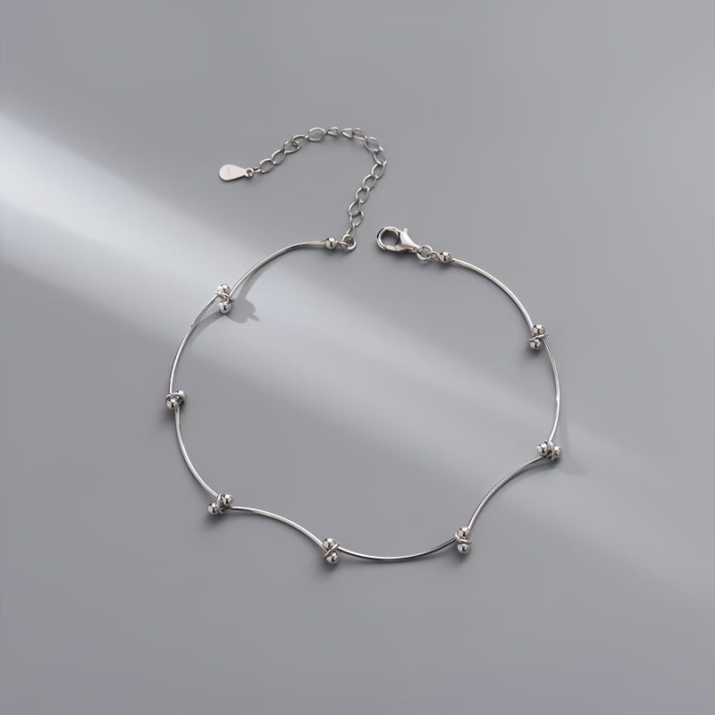 925 Silver Wave Protection Anklet 925 Silver Wave Protection Anklet