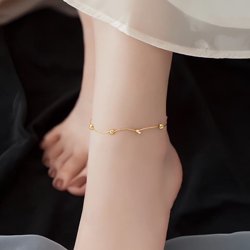925 Silver Wave Protection Anklet 925 Silver Wave Protection Anklet