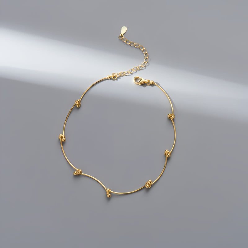 925 Silver Wave Protection Anklet 925 Silver Wave Protection Anklet