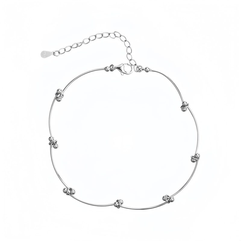 925 Silver Wave Protection Anklet 925 Silver Wave Protection Anklet