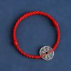 925 Sterling Silver Braided Protection Bracelet 925 Sterling Silver Braided Protection Bracelet