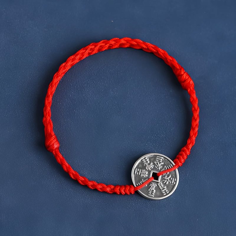 925 Sterling Silver Braided Protection Bracelet 925 Sterling Silver Braided Protection Bracelet