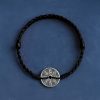 925 Sterling Silver Braided Protection Bracelet 925 Sterling Silver Braided Protection Bracelet