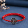 925 Sterling Silver Braided Protection Bracelet 925 Sterling Silver Braided Protection Bracelet