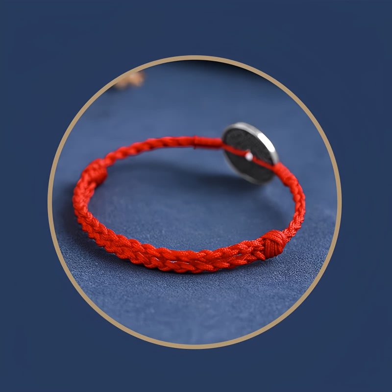 925 Sterling Silver Braided Protection Bracelet 925 Sterling Silver Braided Protection Bracelet