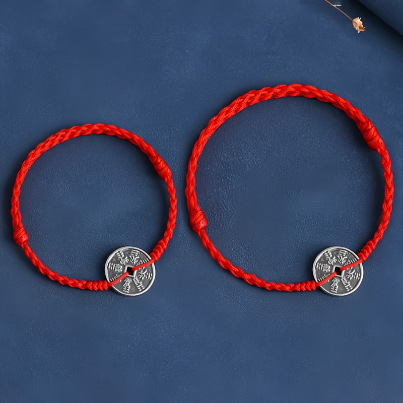 925 Sterling Silver Braided Protection Bracelet 925 Sterling Silver Braided Protection Bracelet