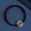 925 Sterling Silver Braided Protection Bracelet 925 Sterling Silver Braided Protection Bracelet