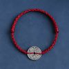 925 Sterling Silver Braided Protection Bracelet 925 Sterling Silver Braided Protection Bracelet