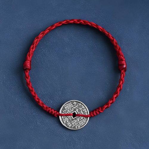 925スターリングシルバー 編み込み守護ブレスレット 925スターリングシルバー 編み込み守護ブレスレット