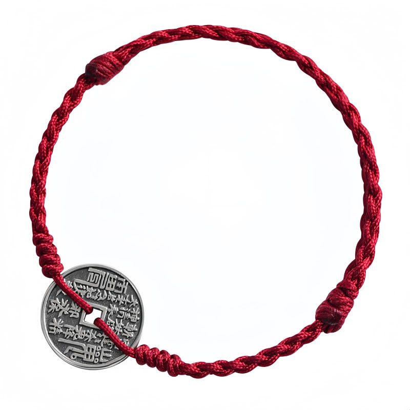 925 Sterling Silver Braided Protection Bracelet 925 Sterling Silver Braided Protection Bracelet