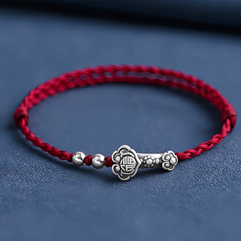 999 Silver Fortune Ruyi Handle Bracelet 999 Silver Fortune Ruyi Handle Bracelet