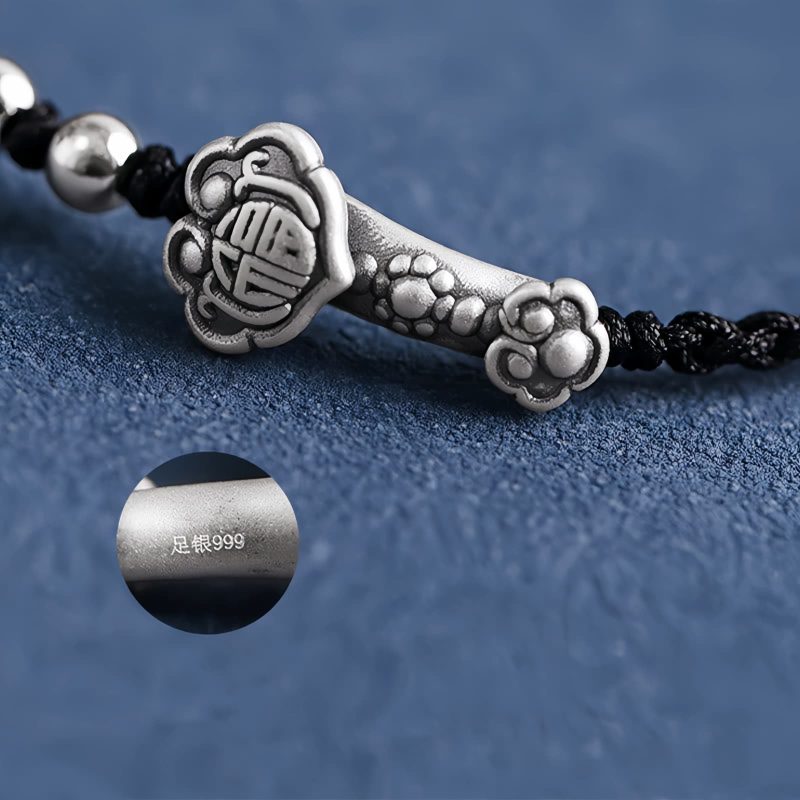 999 Silver Fortune Ruyi Handle Bracelet 999 Silver Fortune Ruyi Handle Bracelet