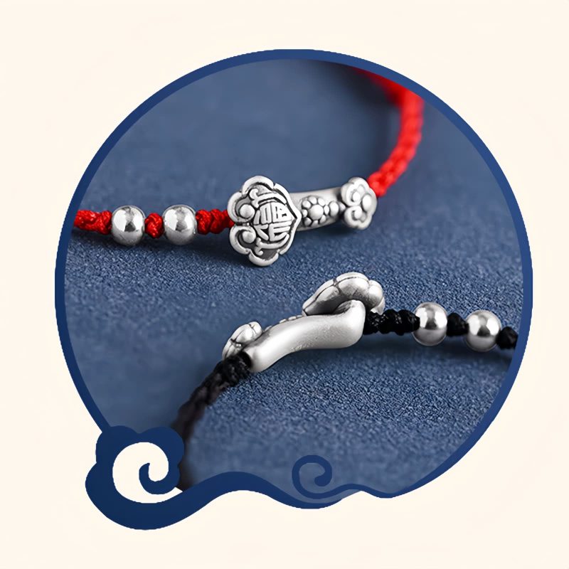 999 Silver Fortune Ruyi Handle Bracelet 999 Silver Fortune Ruyi Handle Bracelet