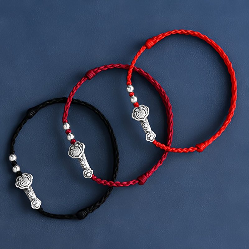 999 Silver Fortune Ruyi Handle Bracelet 999 Silver Fortune Ruyi Handle Bracelet