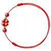 Four Leaf Clover Cinnabar Blessing Bracelet Four Leaf Clover Cinnabar Blessing Bracelet