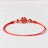 Four Leaf Clover Cinnabar Blessing Bracelet Four Leaf Clover Cinnabar Blessing Bracelet