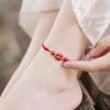 Four Leaf Clover Cinnabar Blessing Bracelet Four Leaf Clover Cinnabar Blessing Bracelet