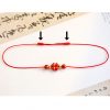 Four Leaf Clover Cinnabar Blessing Bracelet Four Leaf Clover Cinnabar Blessing Bracelet