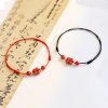 Four Leaf Clover Cinnabar Blessing Bracelet Four Leaf Clover Cinnabar Blessing Bracelet