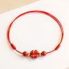 Four Leaf Clover Cinnabar Blessing Bracelet Four Leaf Clover Cinnabar Blessing Bracelet