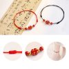Four Leaf Clover Cinnabar Blessing Bracelet Four Leaf Clover Cinnabar Blessing Bracelet