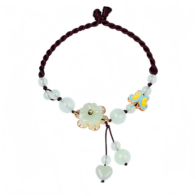 Jade Butterfly Luck Anklet Jade Butterfly Luck Anklet
