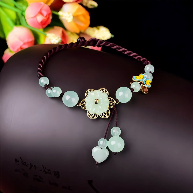 Jade Butterfly Luck Anklet Jade Butterfly Luck Anklet
