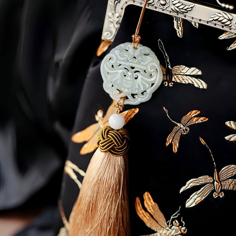 Crossbody-Tasche mit Libellen-Motiv und Metallkette Metal Chain Dragonfly Crossbody Bag