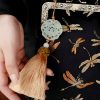 Crossbody-Tasche mit Libellen-Motiv und Metallkette Metal Chain Dragonfly Crossbody Bag