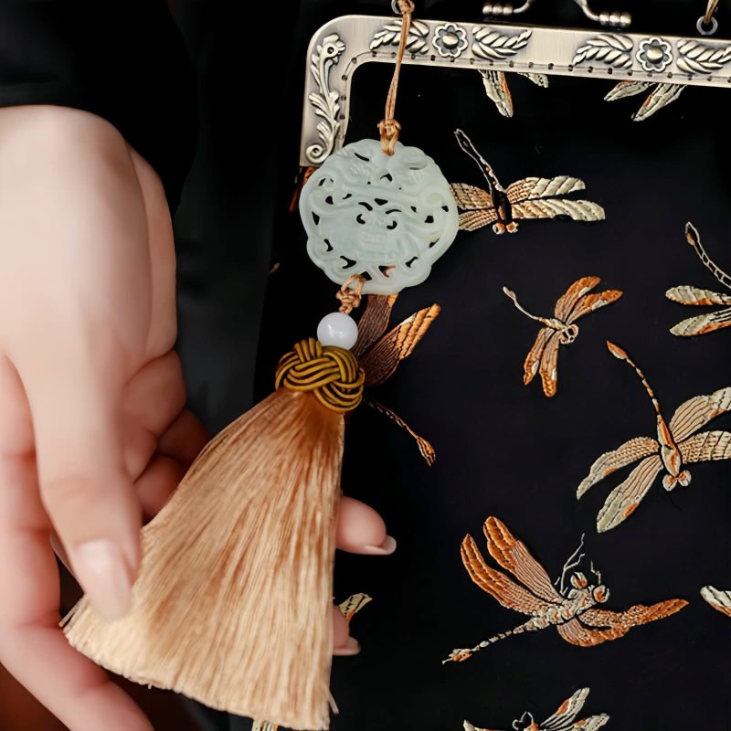 Crossbody-Tasche mit Libellen-Motiv und Metallkette Metal Chain Dragonfly Crossbody Bag