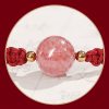 Natural Strawberry Quartz Love Bracelet Natural Strawberry Quartz Love Bracelet