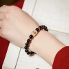 Tibetan Black Obsidian Om Mani Padme Hum Bracelet Tibetan Black Obsidian Om Mani Padme Hum Bracelet