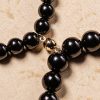 Tibetan Black Obsidian Om Mani Padme Hum Bracelet Tibetan Black Obsidian Om Mani Padme Hum Bracelet