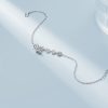チベット伝統 厄除け・金運 925シルバー アンクレット(古銭&ターコイズ) Tibetan 925 Silver Protection Anklet with Copper Coins