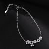 チベット伝統 厄除け・金運 925シルバー アンクレット(古銭&ターコイズ) Tibetan 925 Silver Protection Anklet with Copper Coins