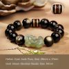 Gold Sheen Obsidian Pixiu Prosperity Bracelet Gold Sheen Obsidian Pixiu Prosperity Bracelet