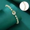 925 Silver Hetian Jade Butterfly Bracelet 925 Silver Hetian Jade Butterfly Bracelet