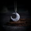 999 Silver Moon Balance Necklace Pendant 999 Silver Moon Balance Necklace Pendant