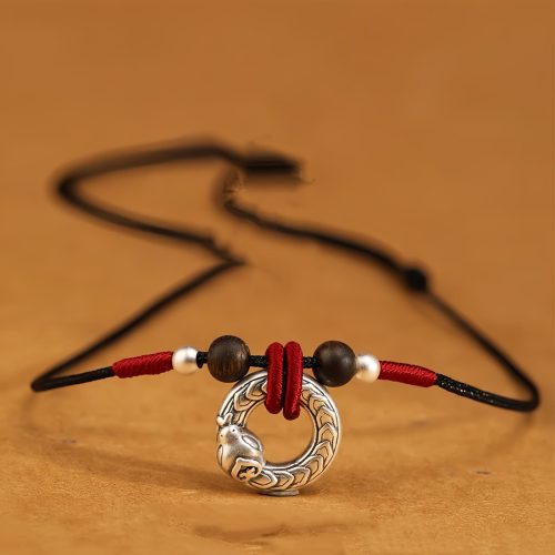 999 Silver Snake Protection Pendant Necklace 999 Silver Snake Protection Pendant Necklace