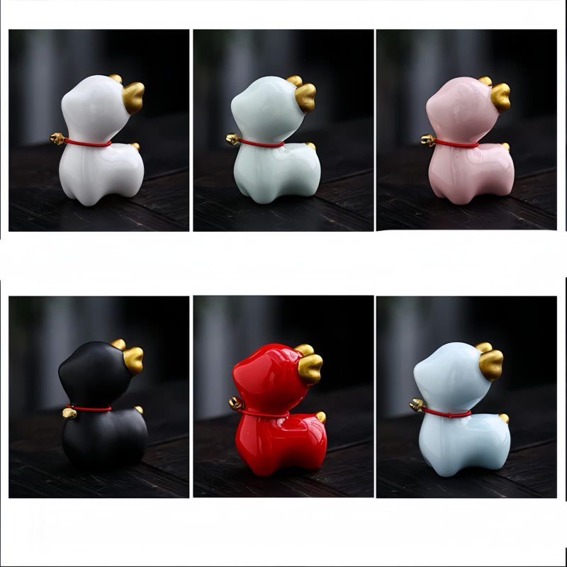 Ceramic Mini Deer Figurine Decoration Ceramic Mini Deer Figurine Decoration