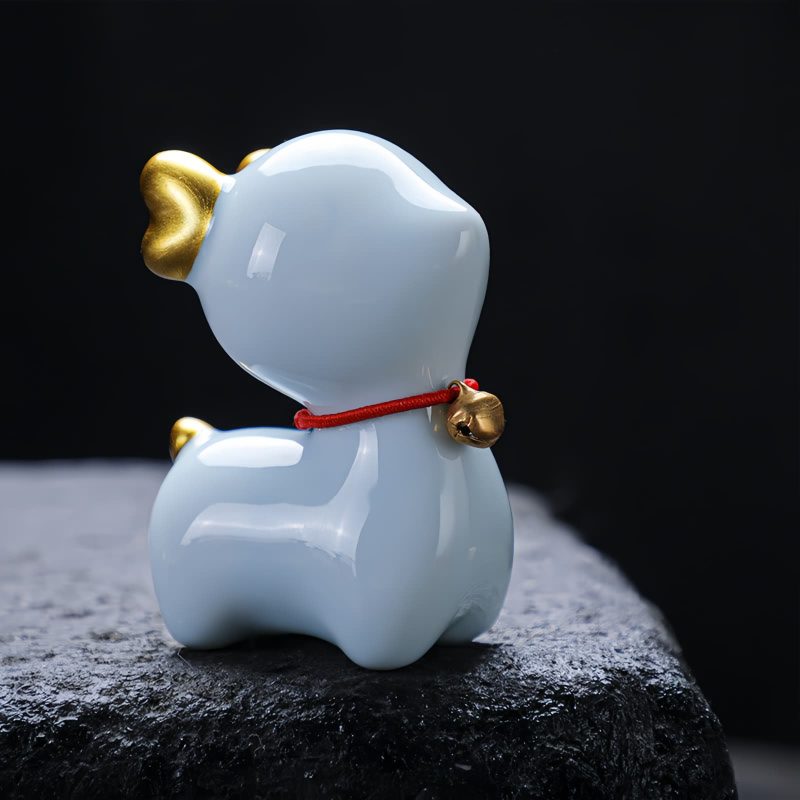 Ceramic Mini Deer Figurine Decoration Ceramic Mini Deer Figurine Decoration