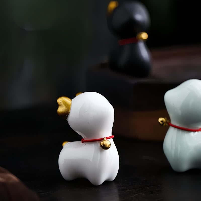 Ceramic Mini Deer Figurine Decoration Ceramic Mini Deer Figurine Decoration