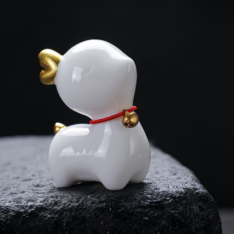 Ceramic Mini Deer Figurine Decoration Ceramic Mini Deer Figurine Decoration