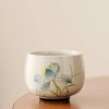 Hand Painted Ceramic Lotus Tea Cup Hand Painted Ceramic Lotus Tea Cup