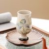 Hand Painted Ceramic Lotus Tea Cup Hand Painted Ceramic Lotus Tea Cup