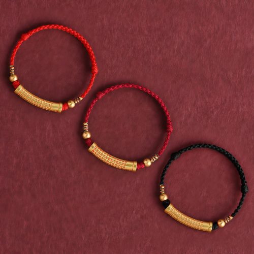 Pulseira de Proteção Sutra do Coração Feita à Mão Pulseira de Proteção Sutra do Coração Feita à Mão