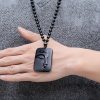 Natural Black Obsidian Buddha Pendant Necklace Natural Black Obsidian Buddha Pendant Necklace
